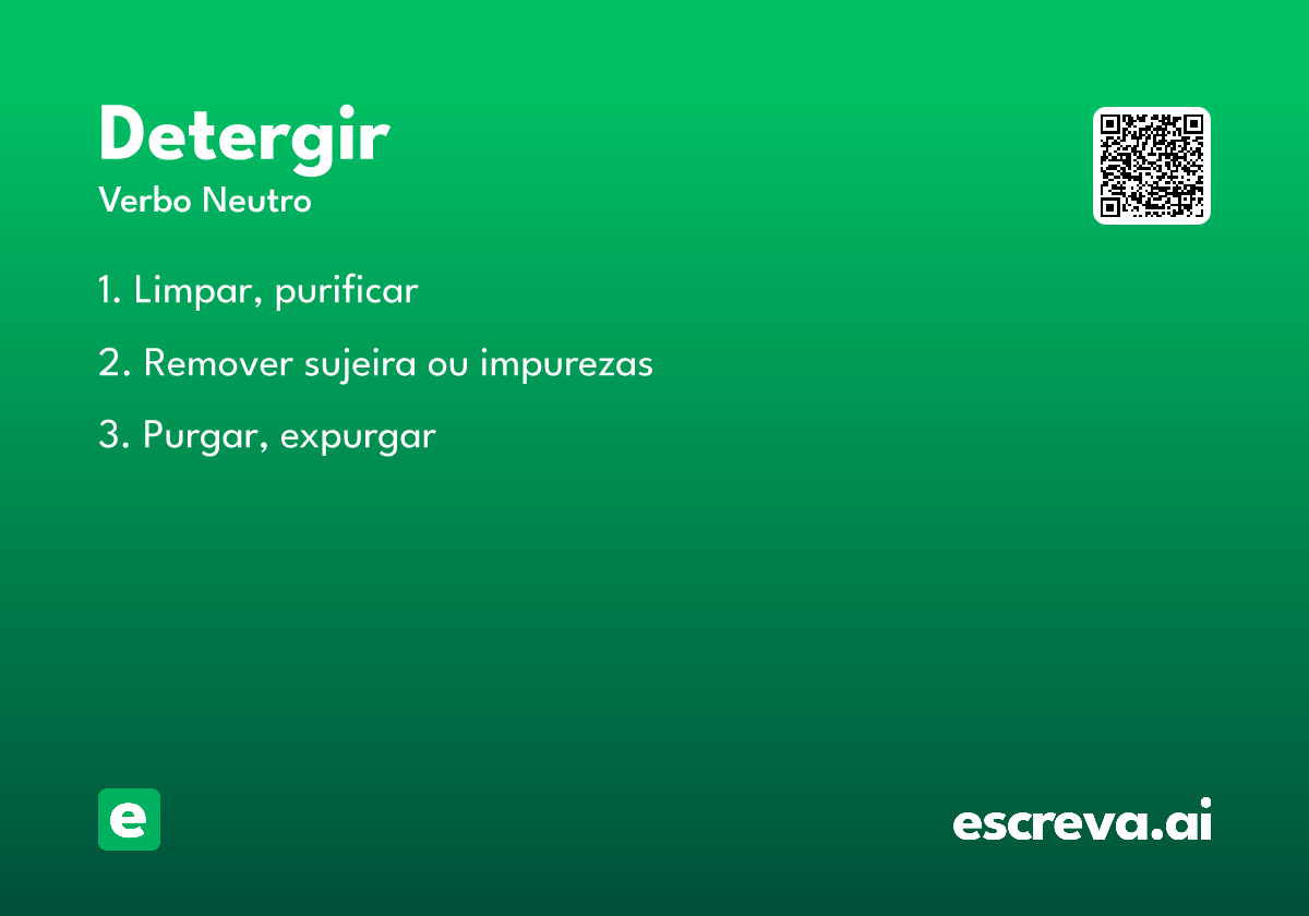 detergir