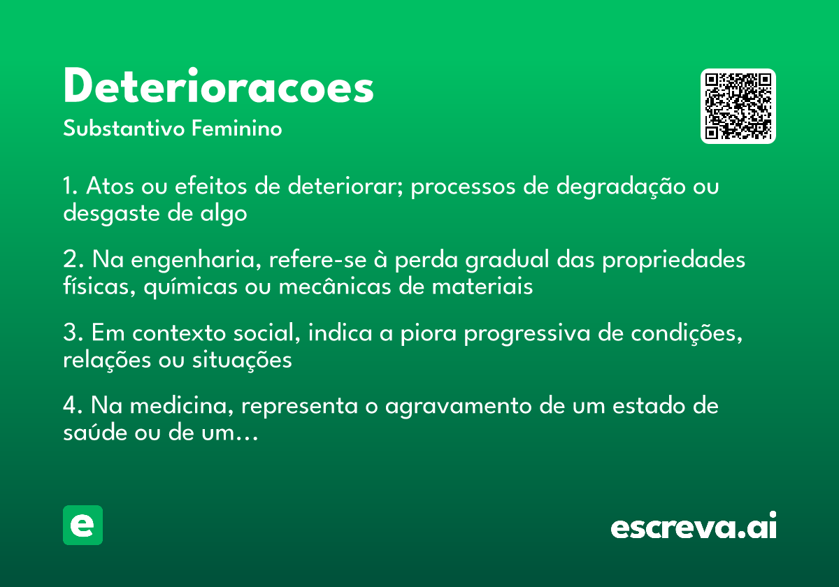 deterioracoes