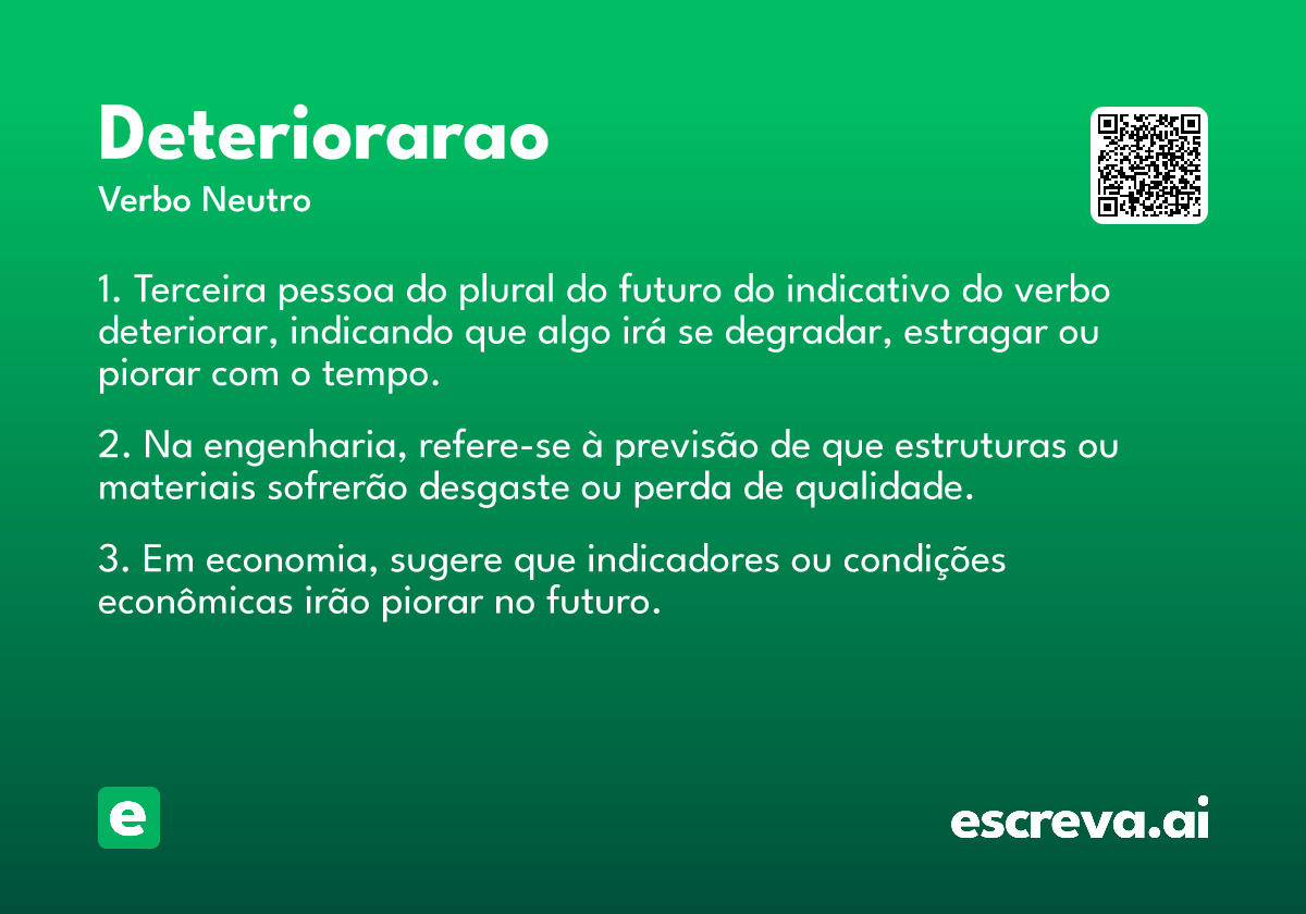 deteriorarao