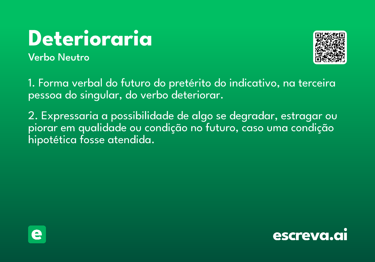 deterioraria