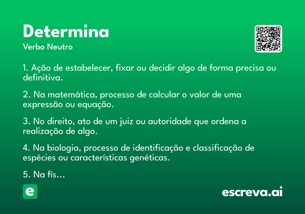 determina