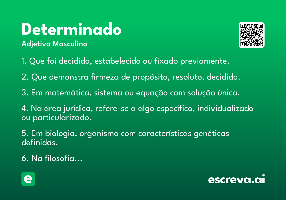 determinado