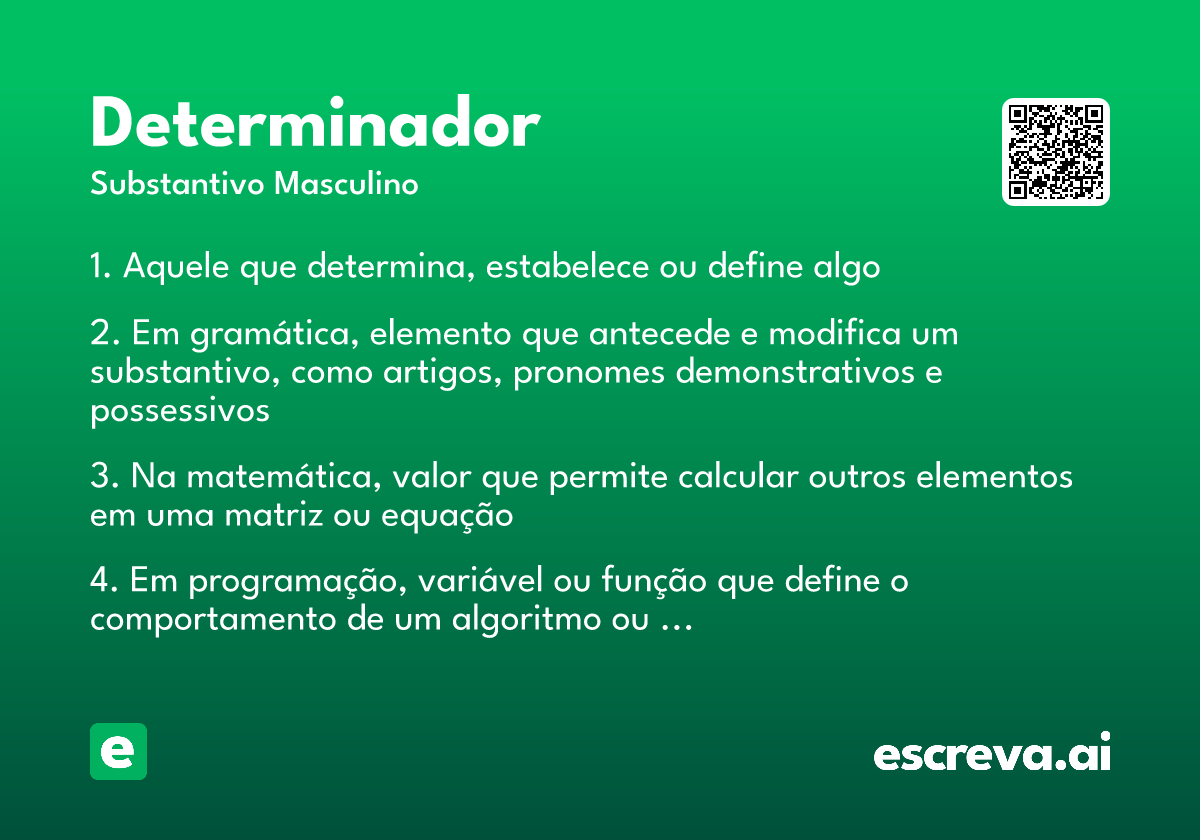 determinador