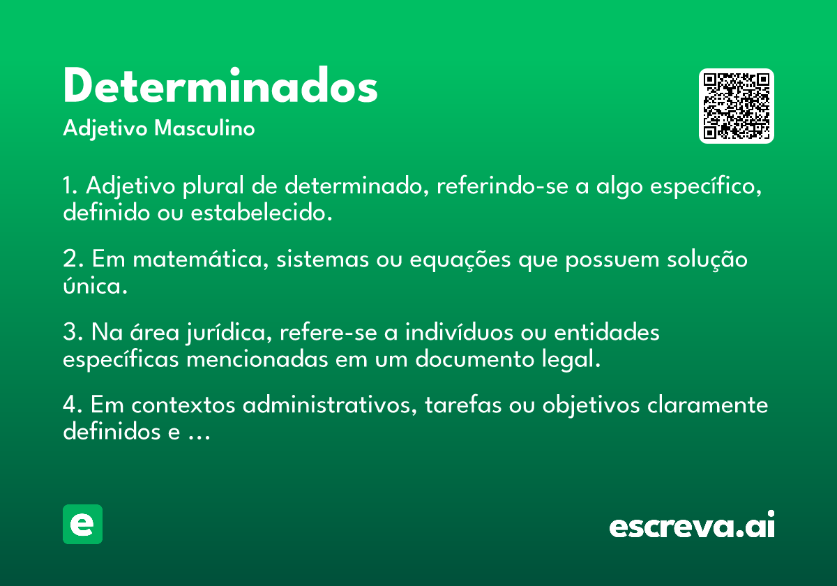 determinados