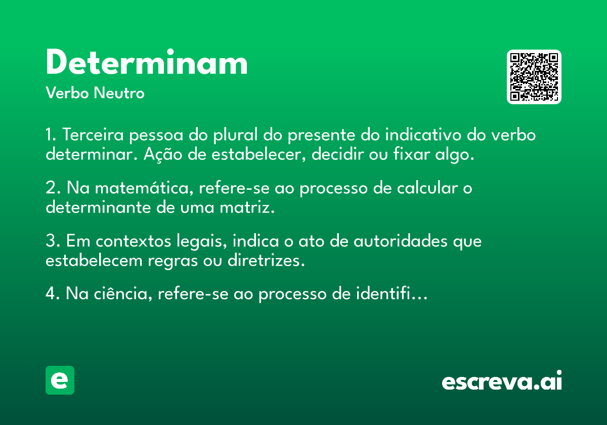 determinam
