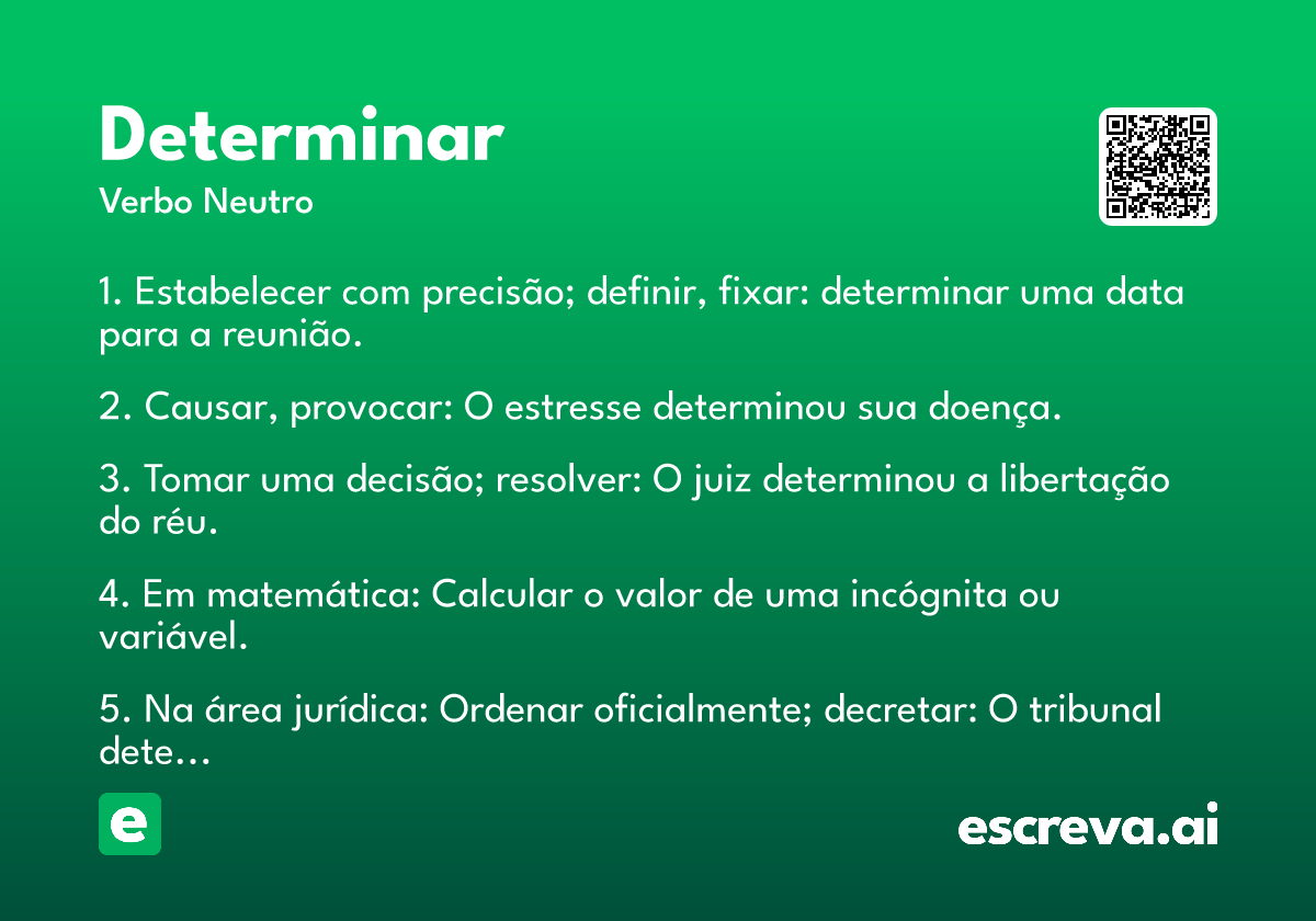 determinar