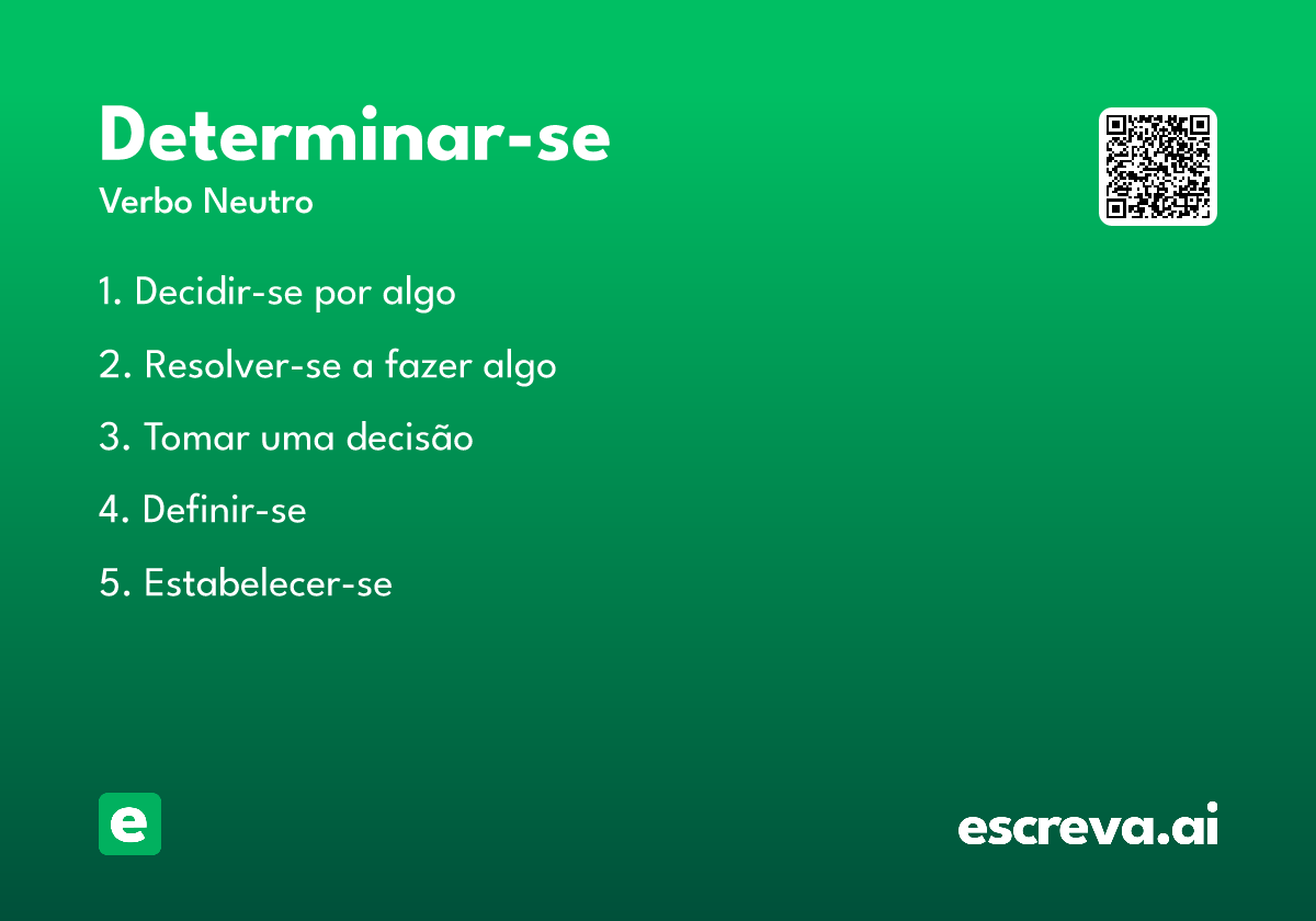 determinar-se
