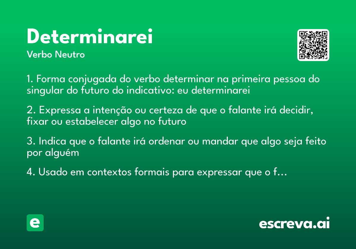 determinarei