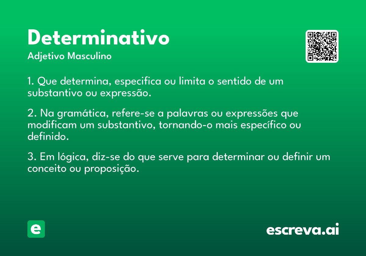 determinativo