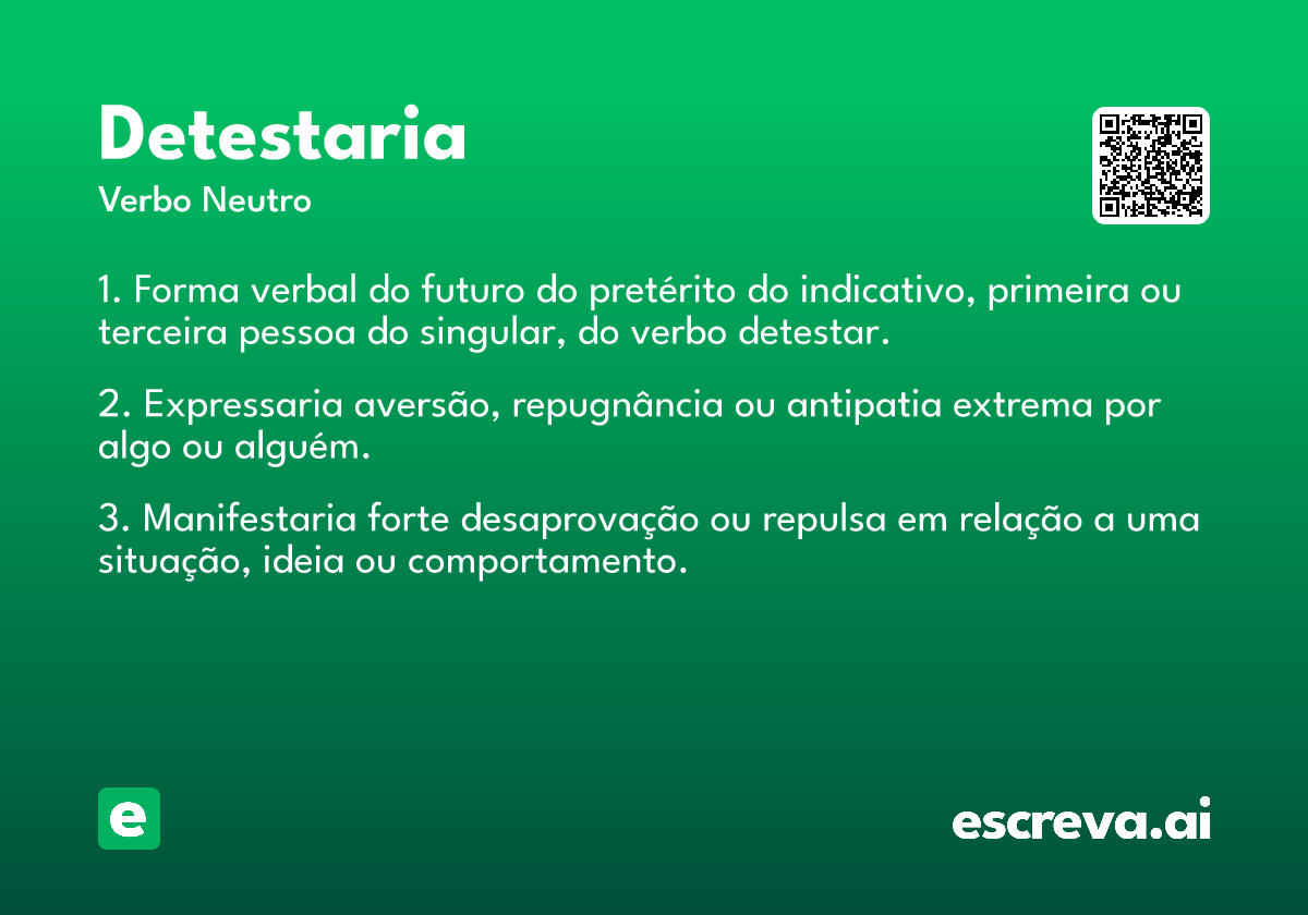 detestaria