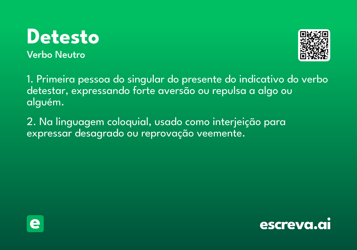 detesto