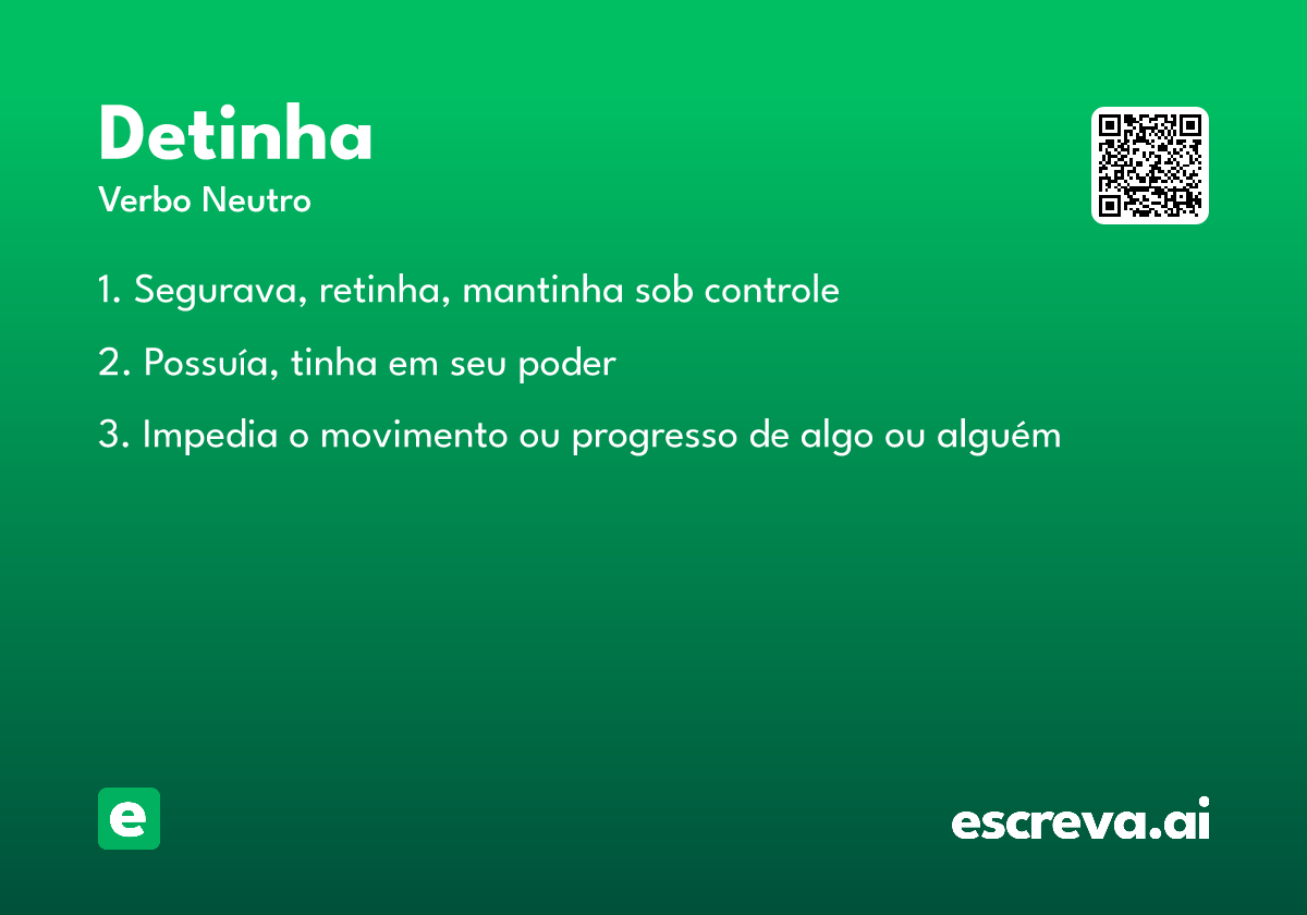 detinha
