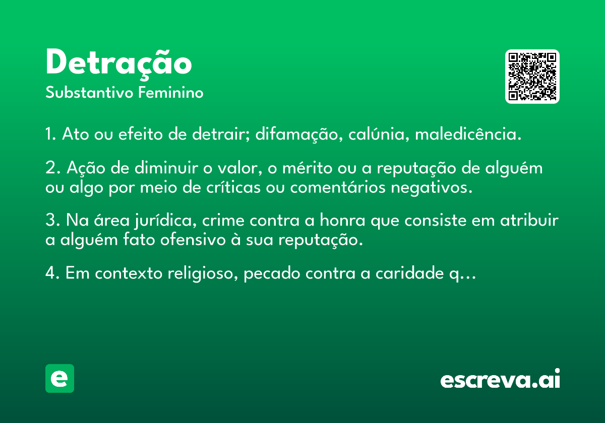 detração