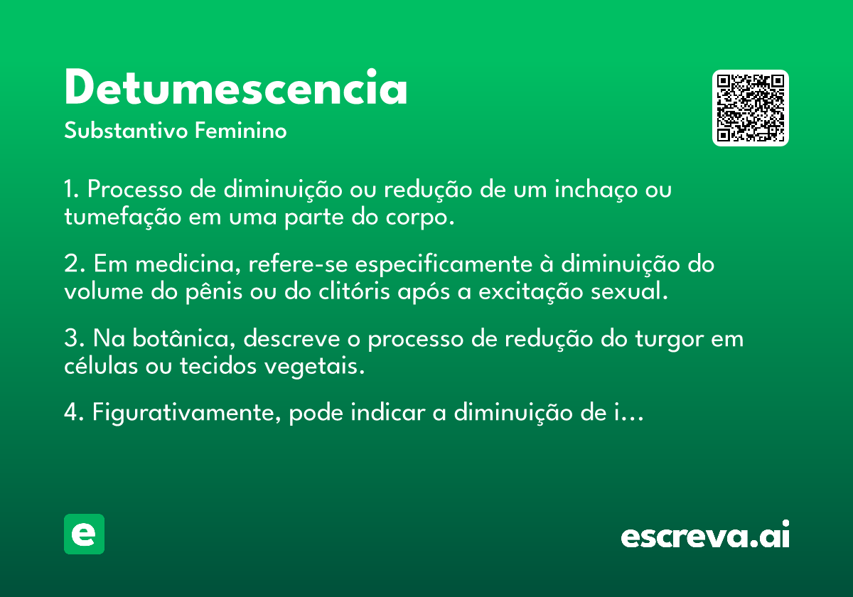detumescencia
