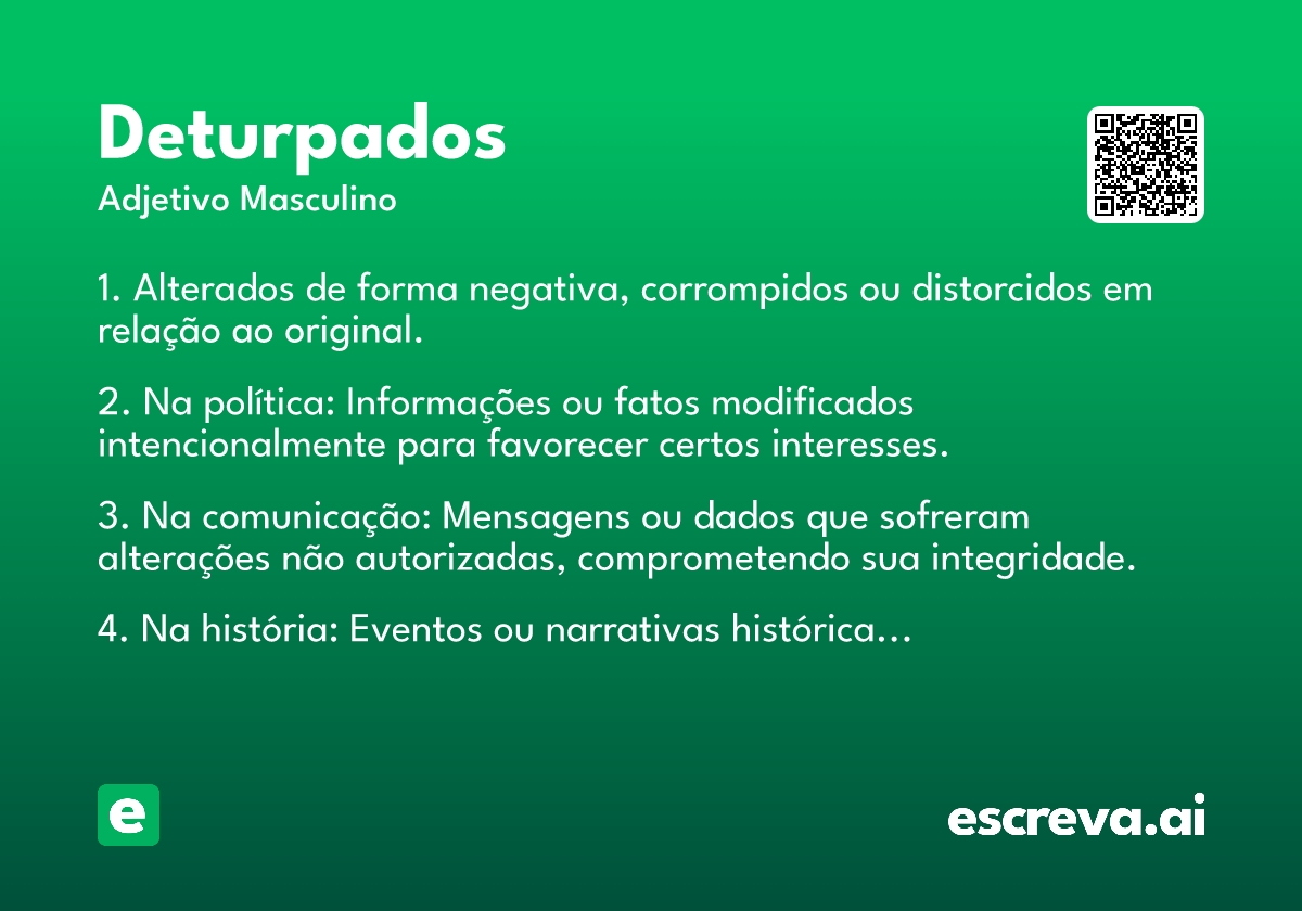 deturpados
