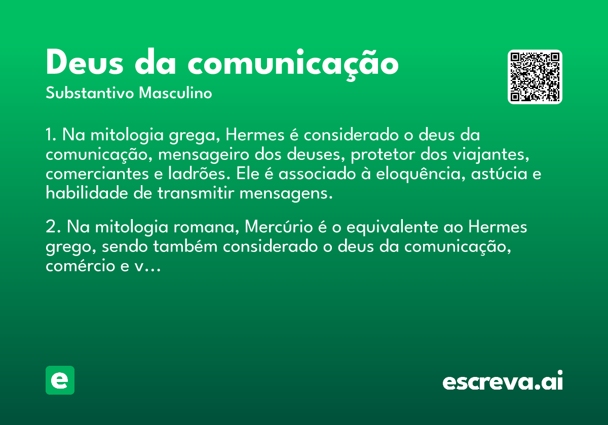 deus da comunicação