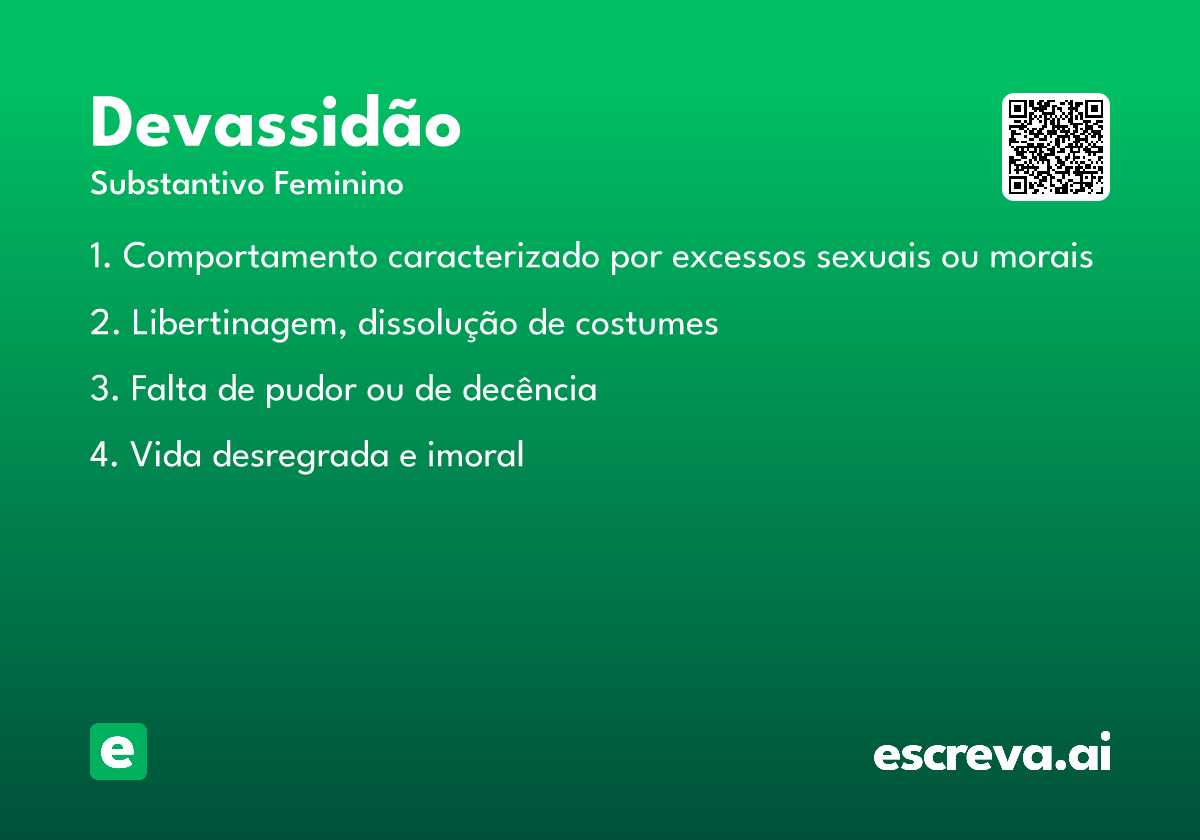 devassidão