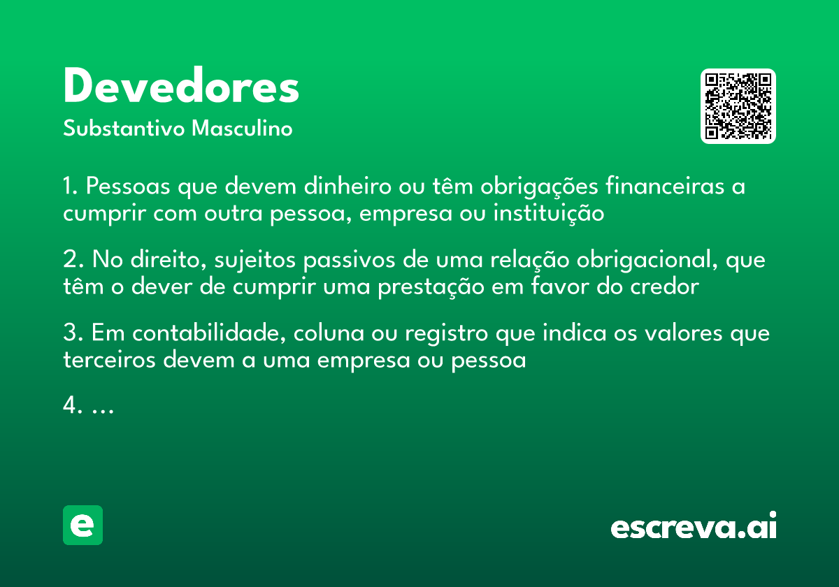 devedores