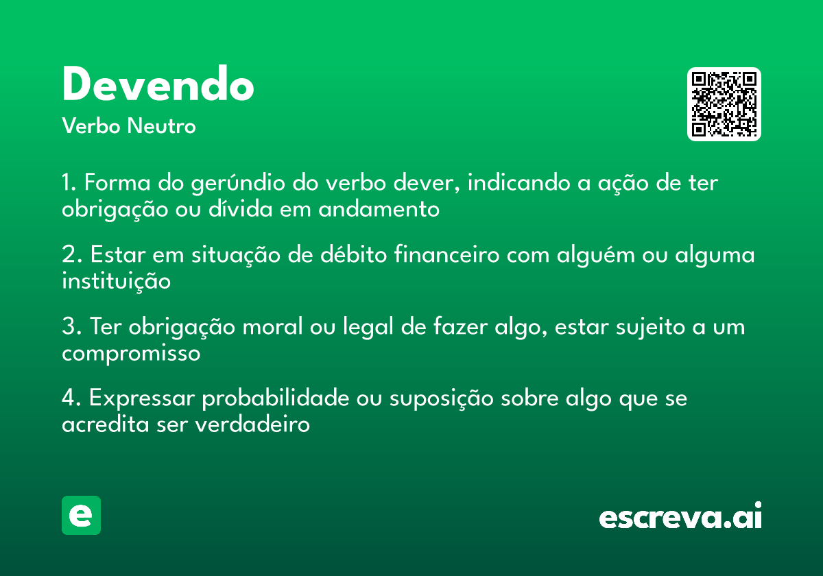 devendo