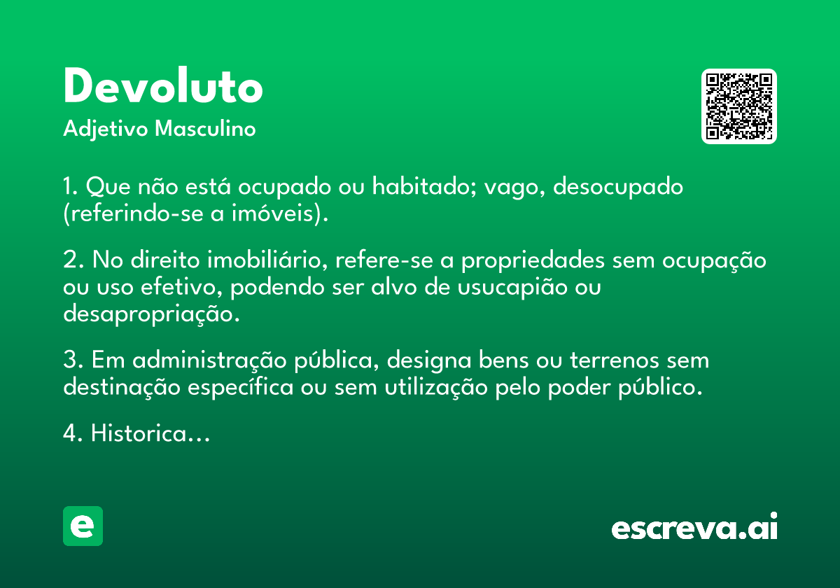 devoluto