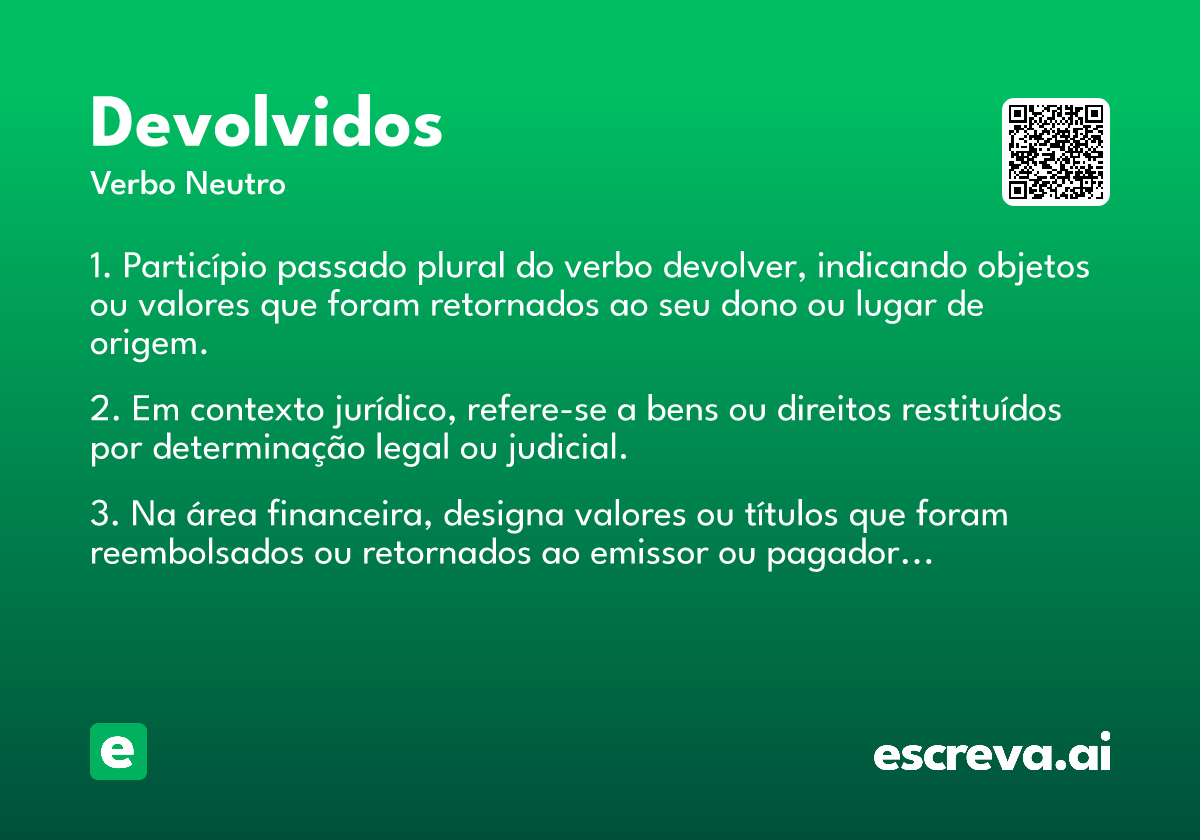 devolvidos