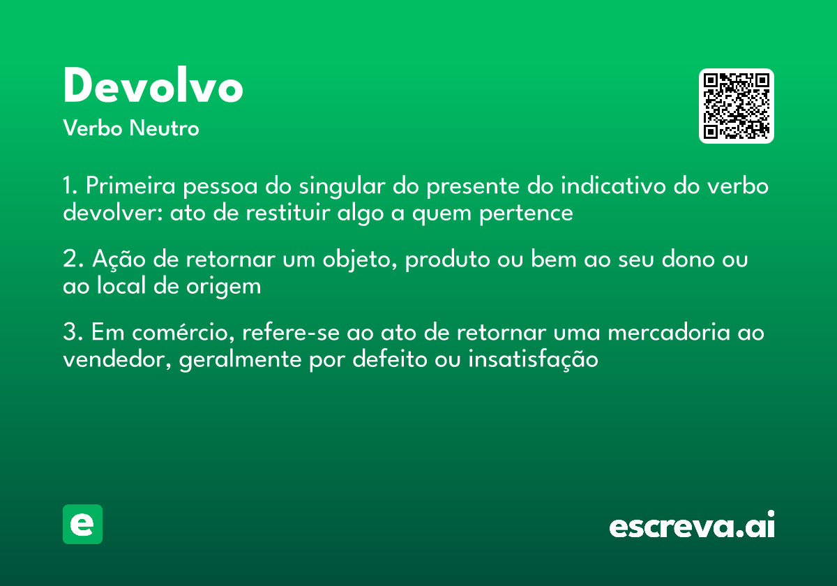 devolvo