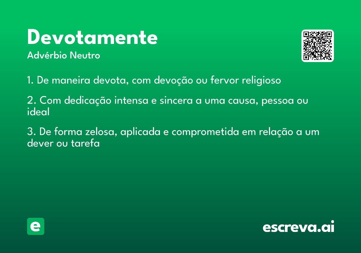 devotamente