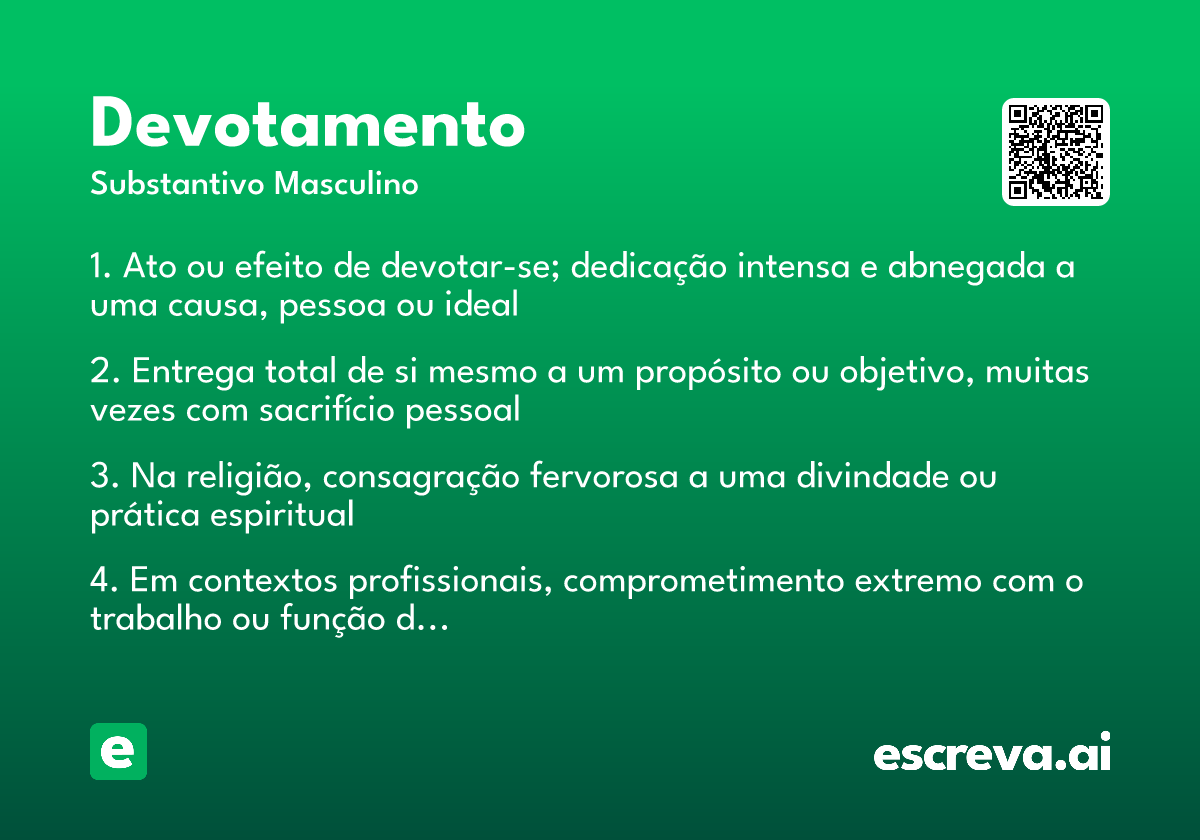 devotamento