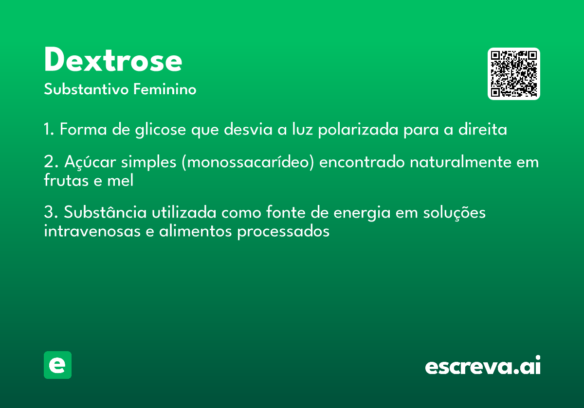dextrose