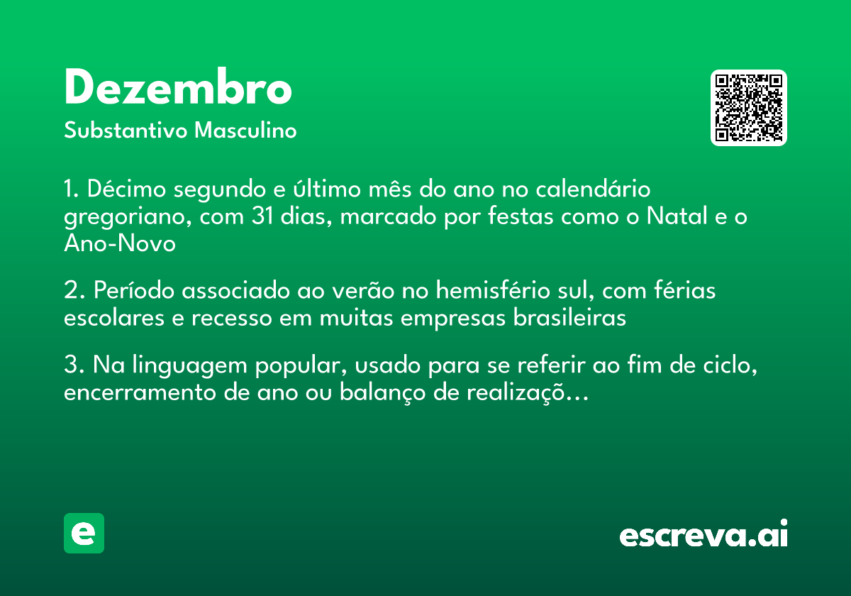 dezembro