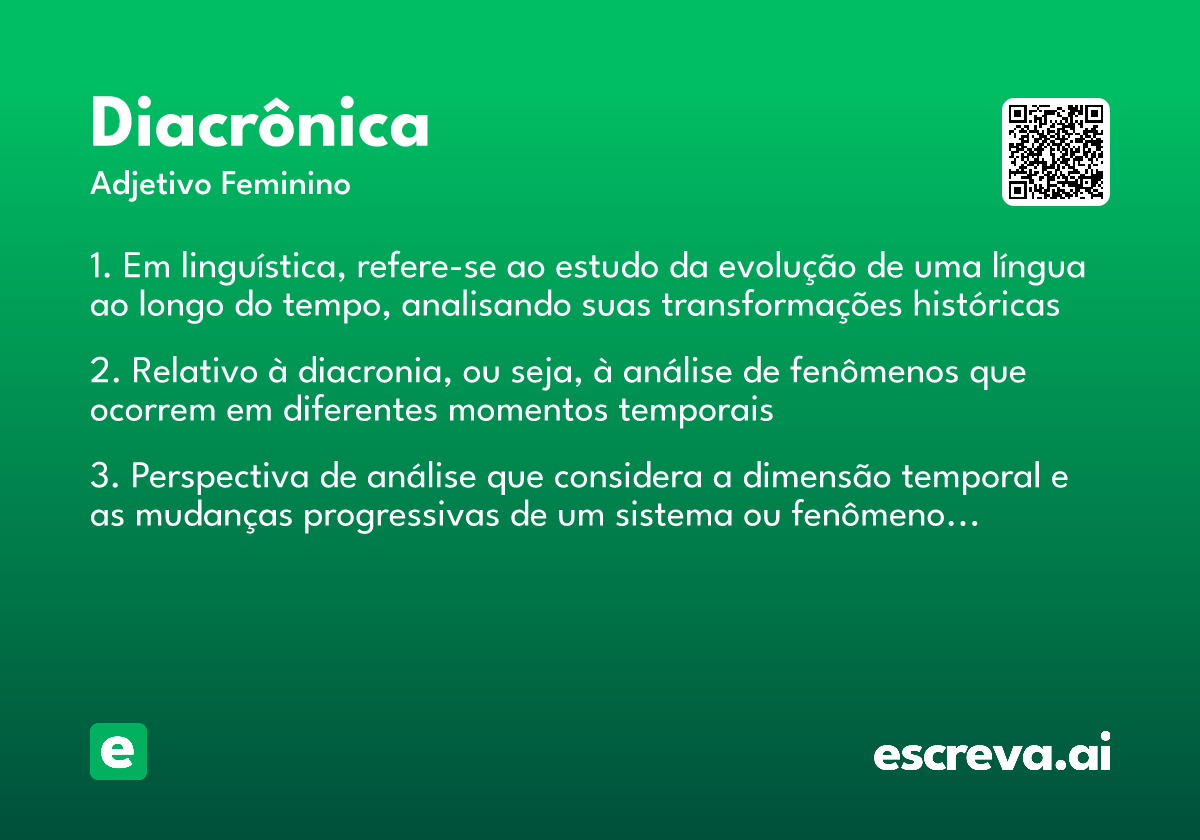diacrônica
