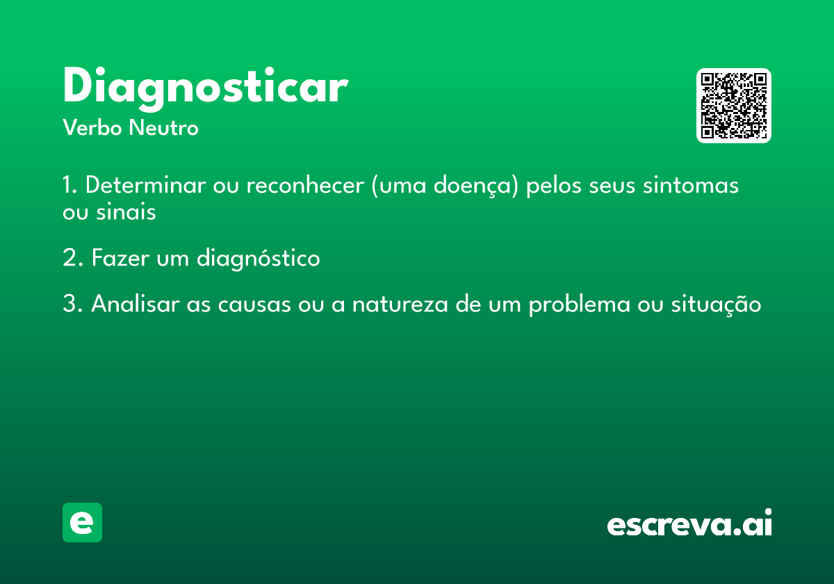 diagnosticar