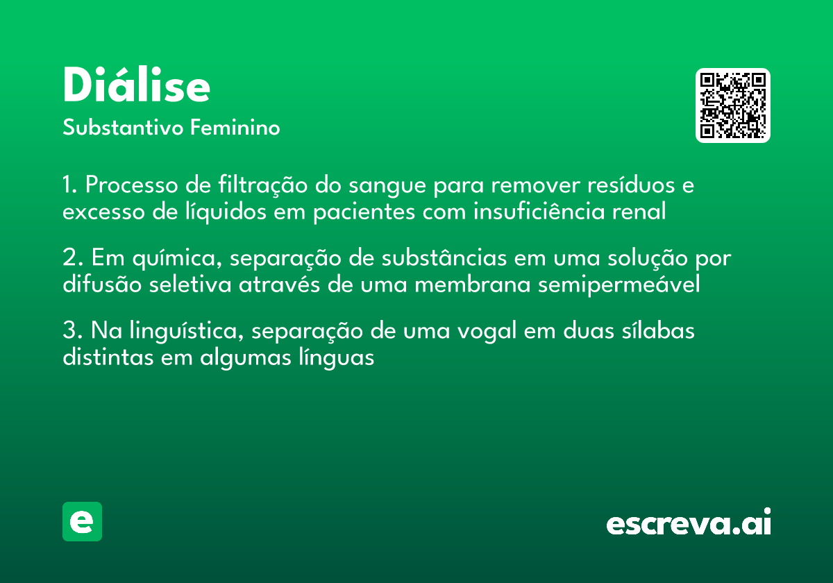 diálise
