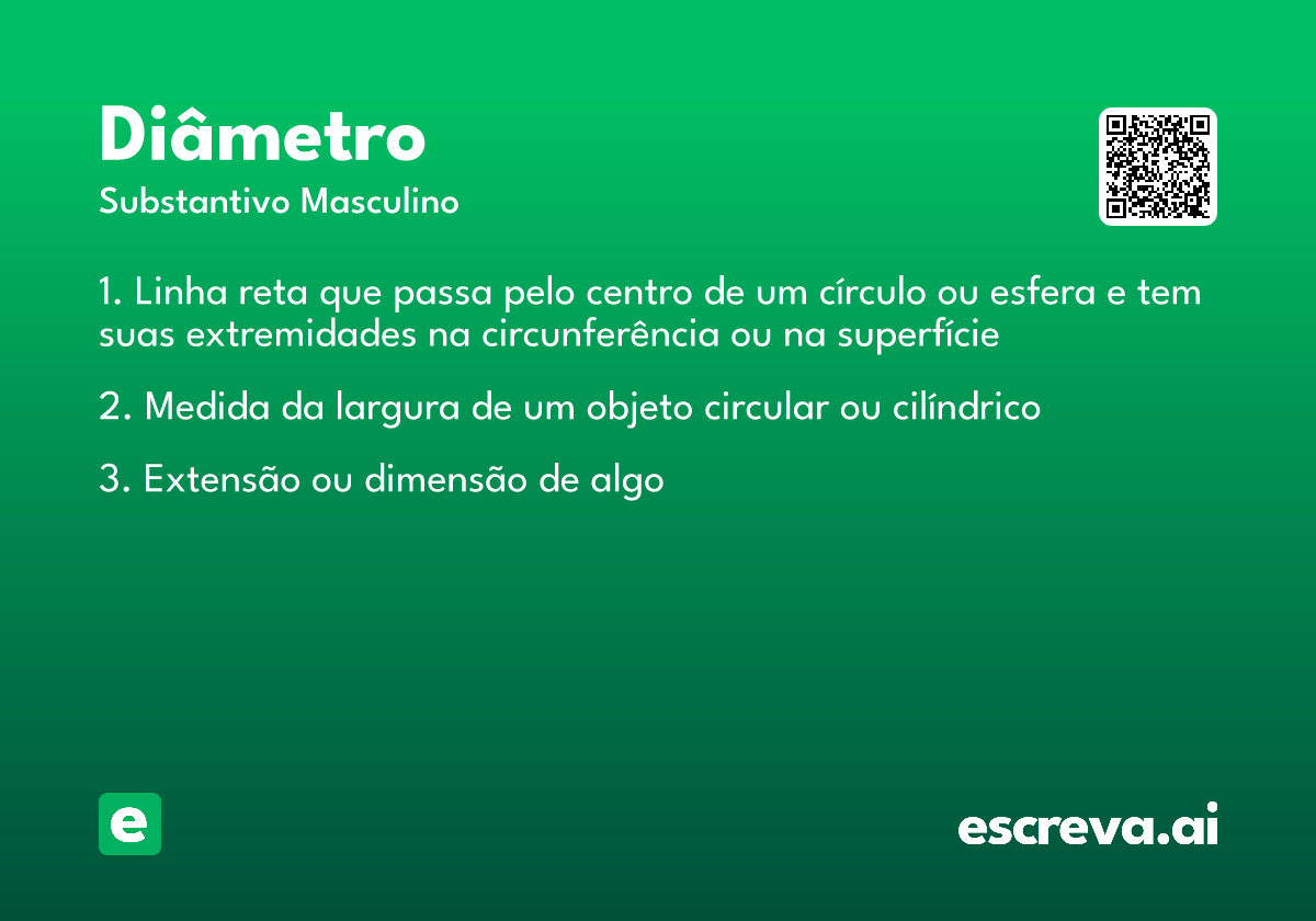 diâmetro