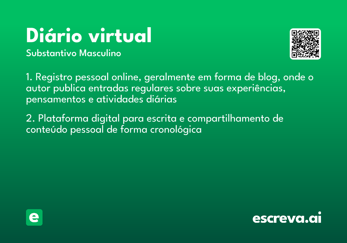 diário virtual