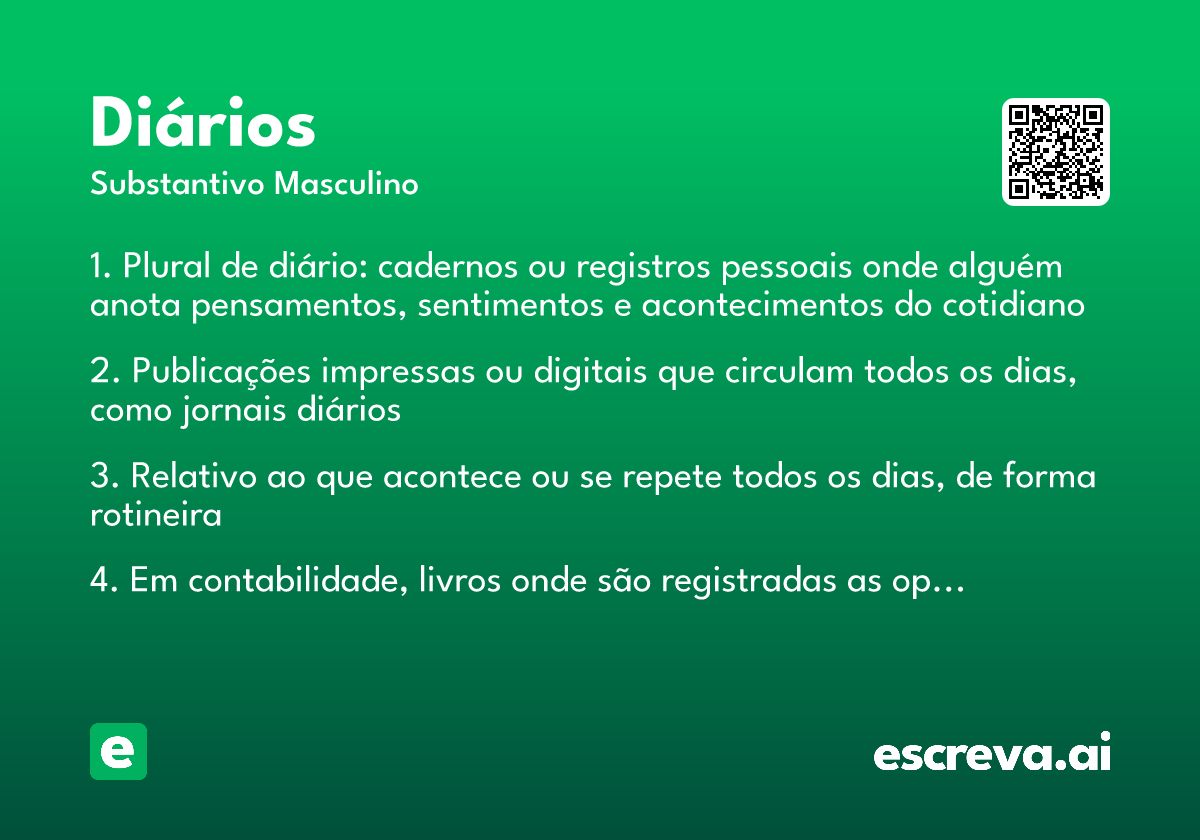 diários