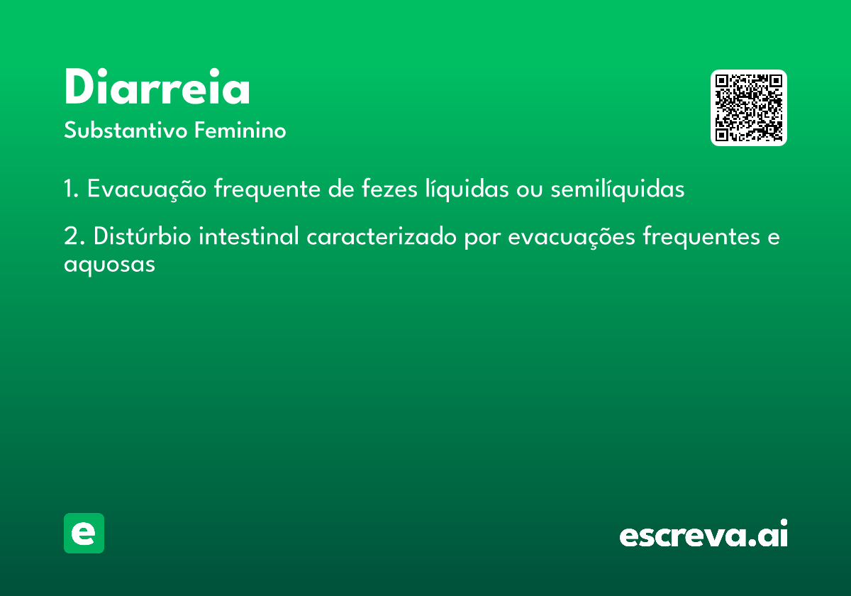 diarreia