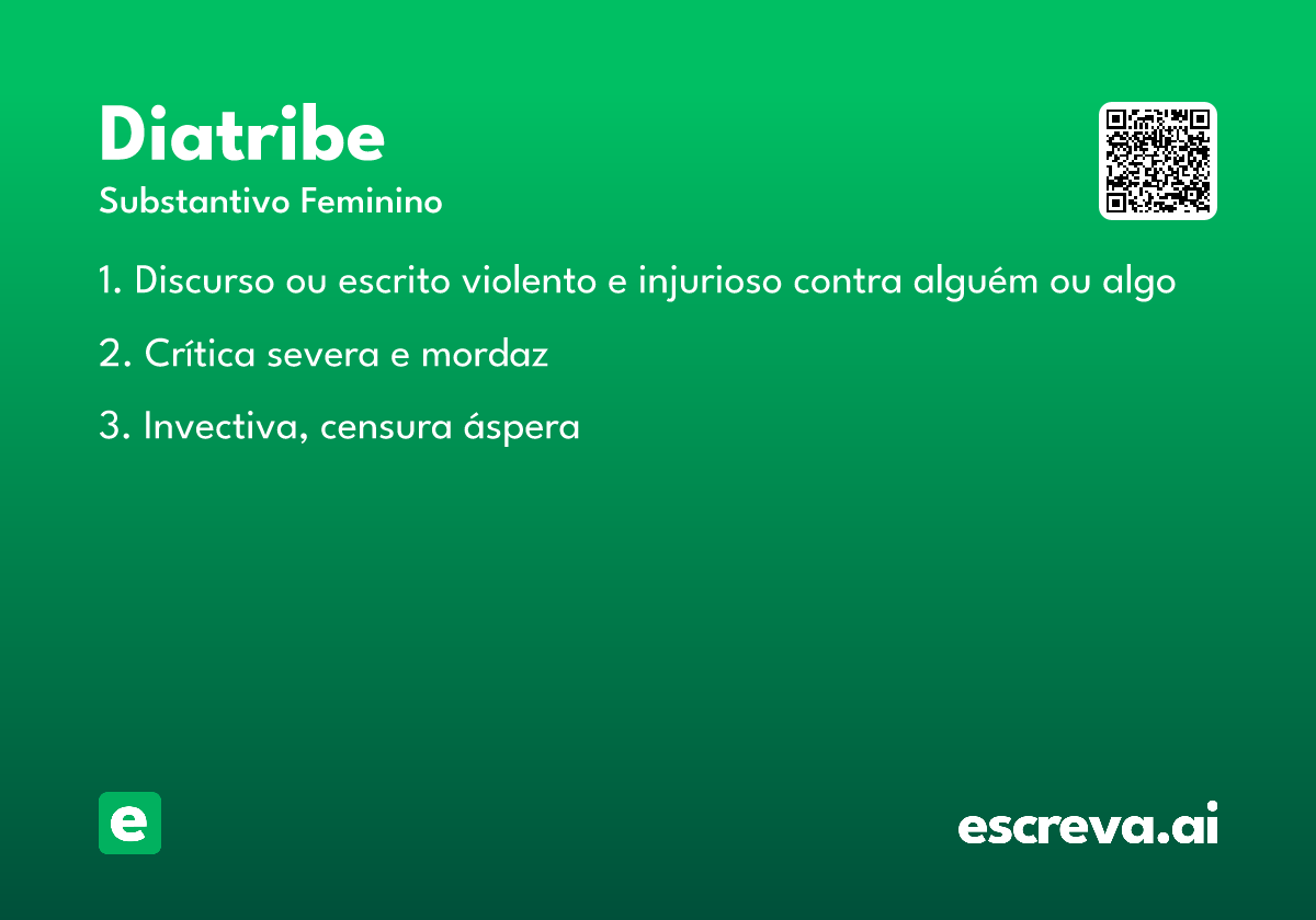 diatribe