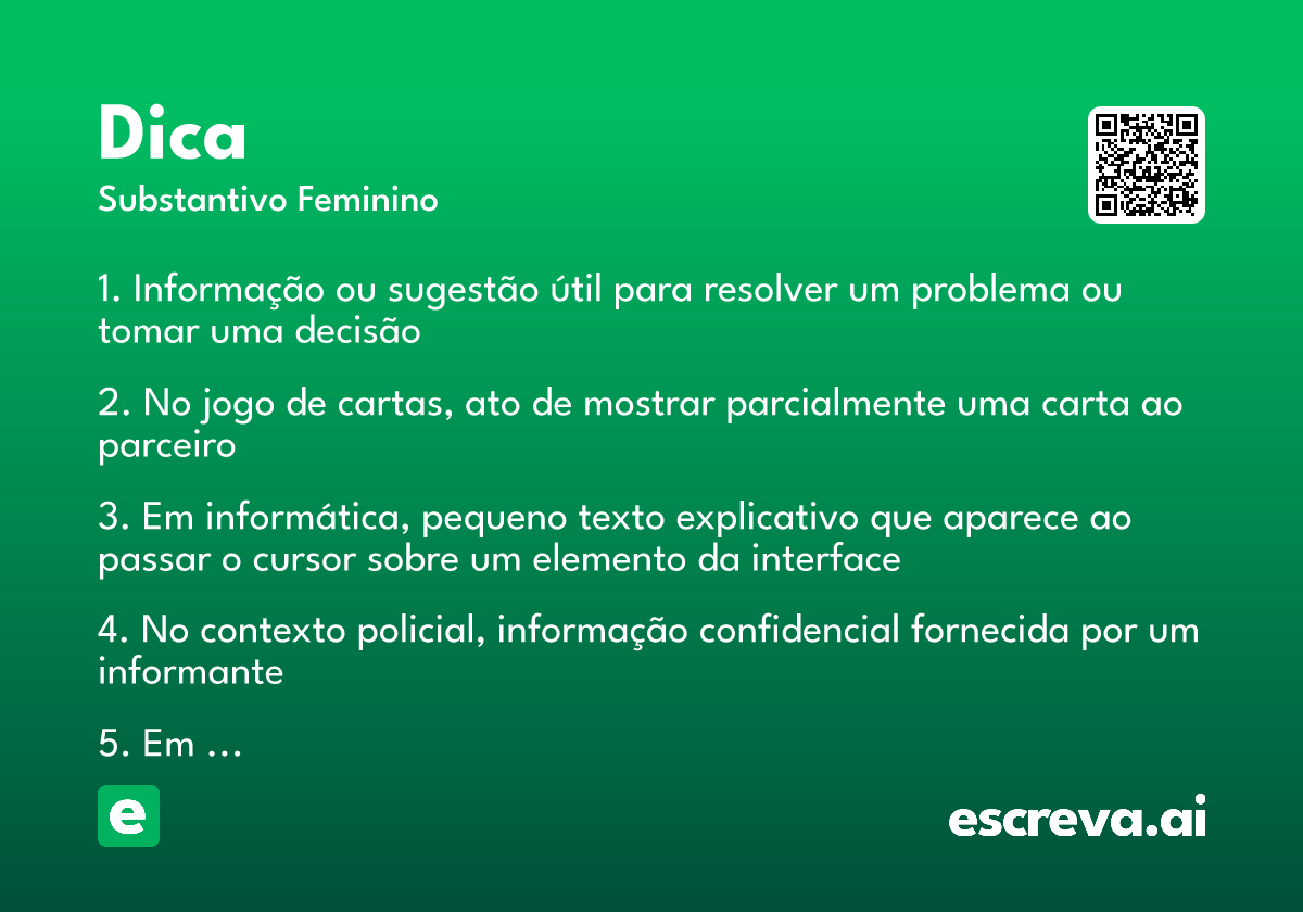 dica