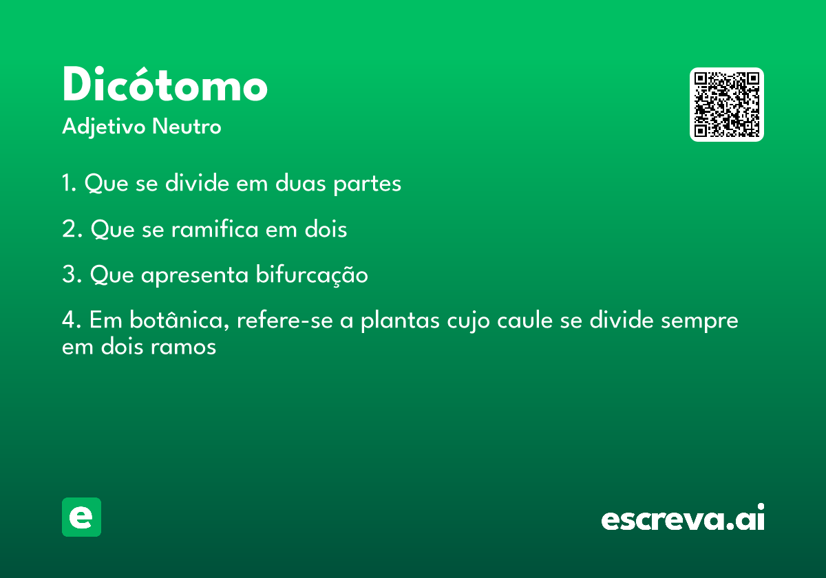 dicótomo
