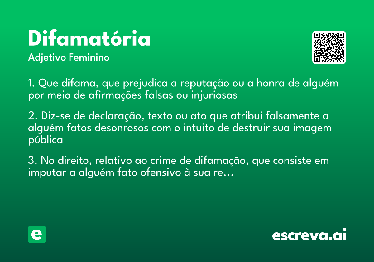 difamatória
