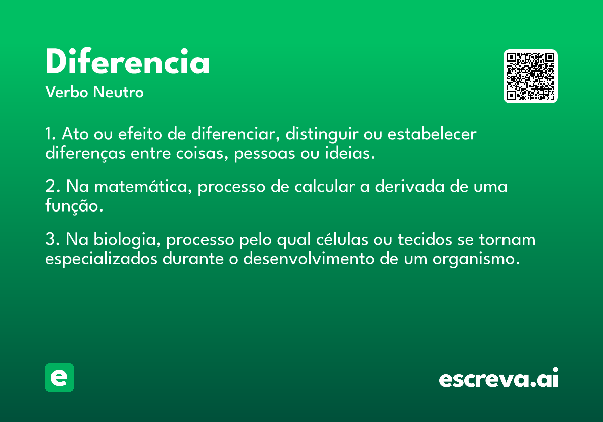 diferencia