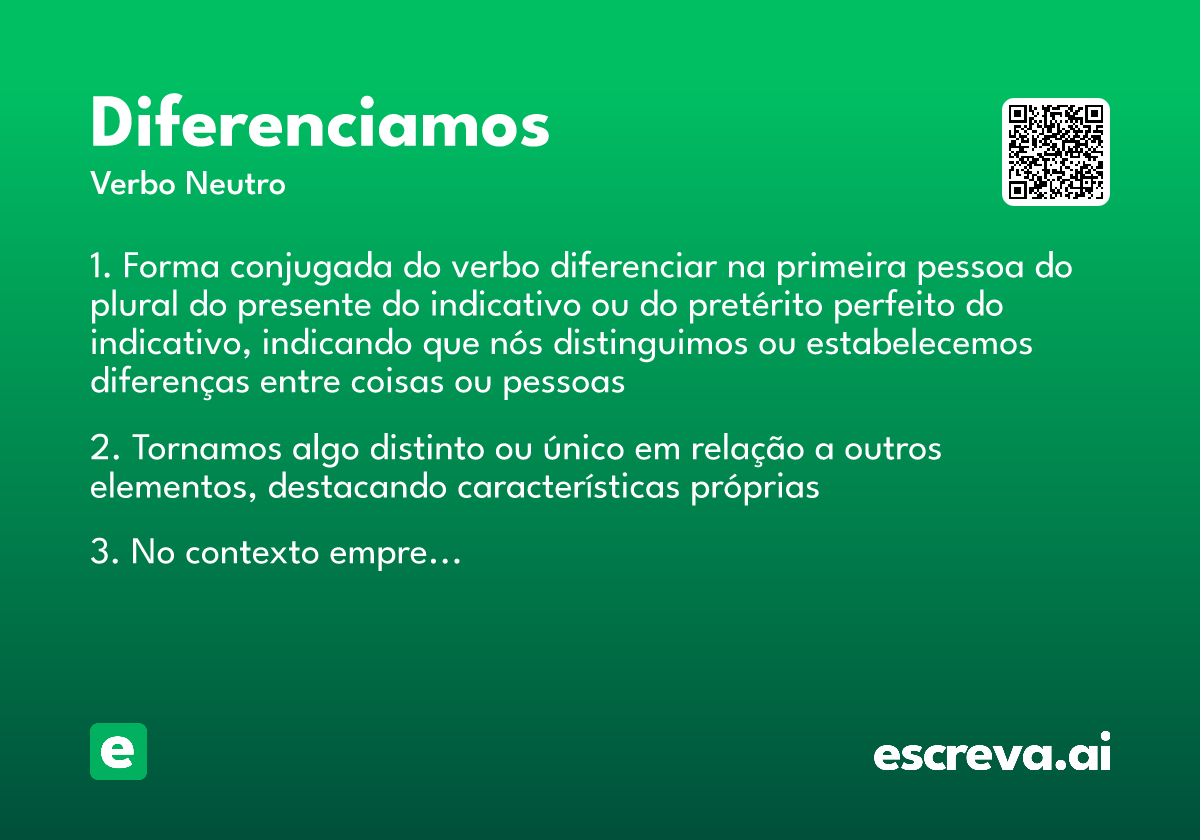 diferenciamos