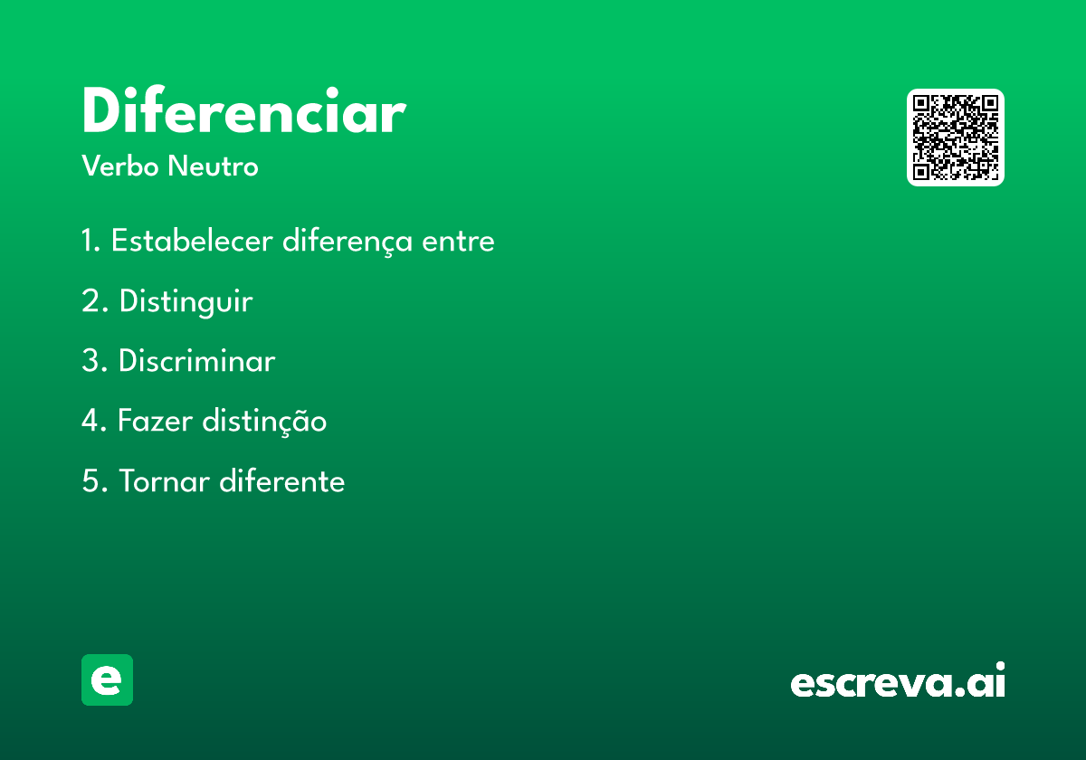 diferenciar
