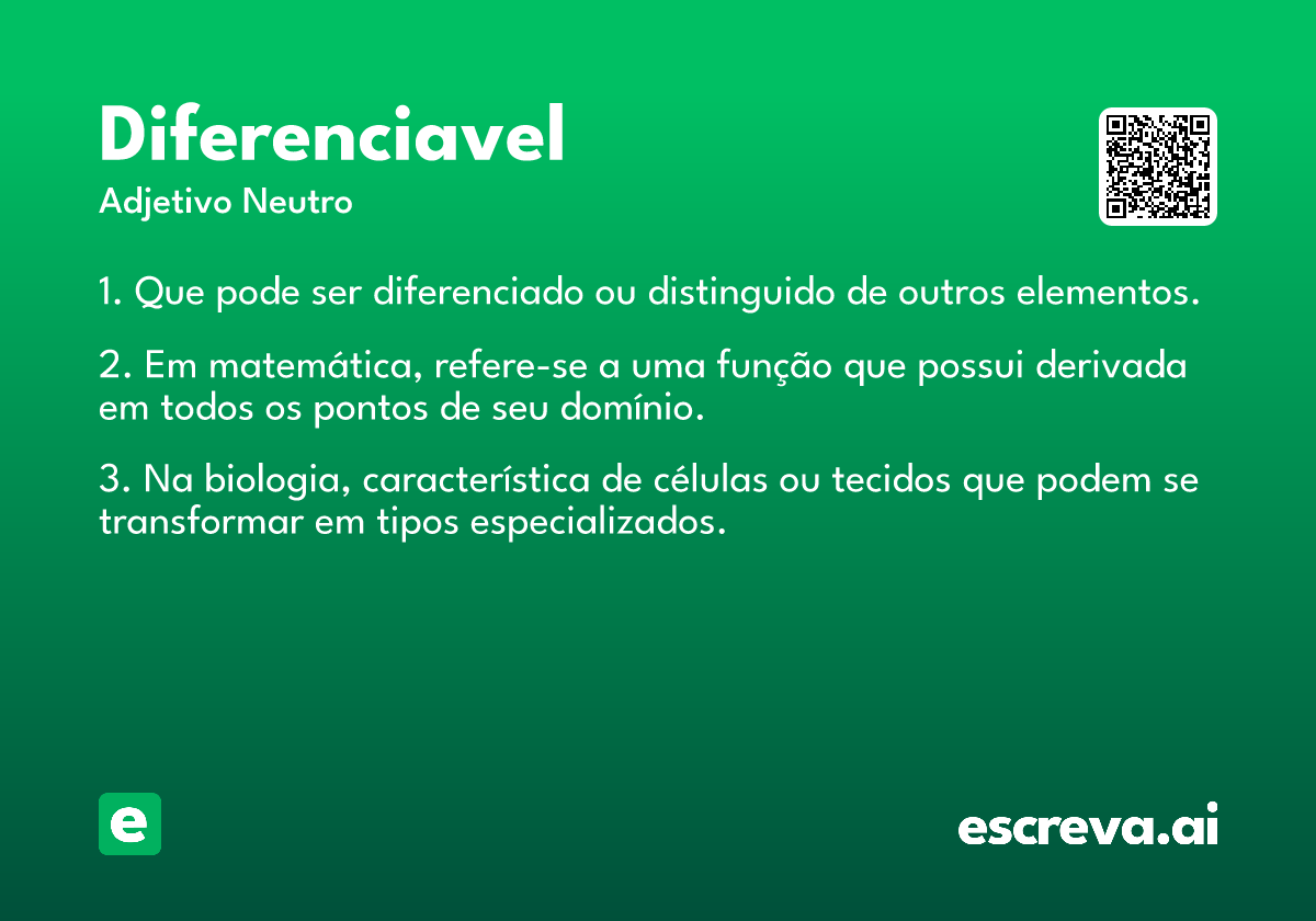 diferenciavel
