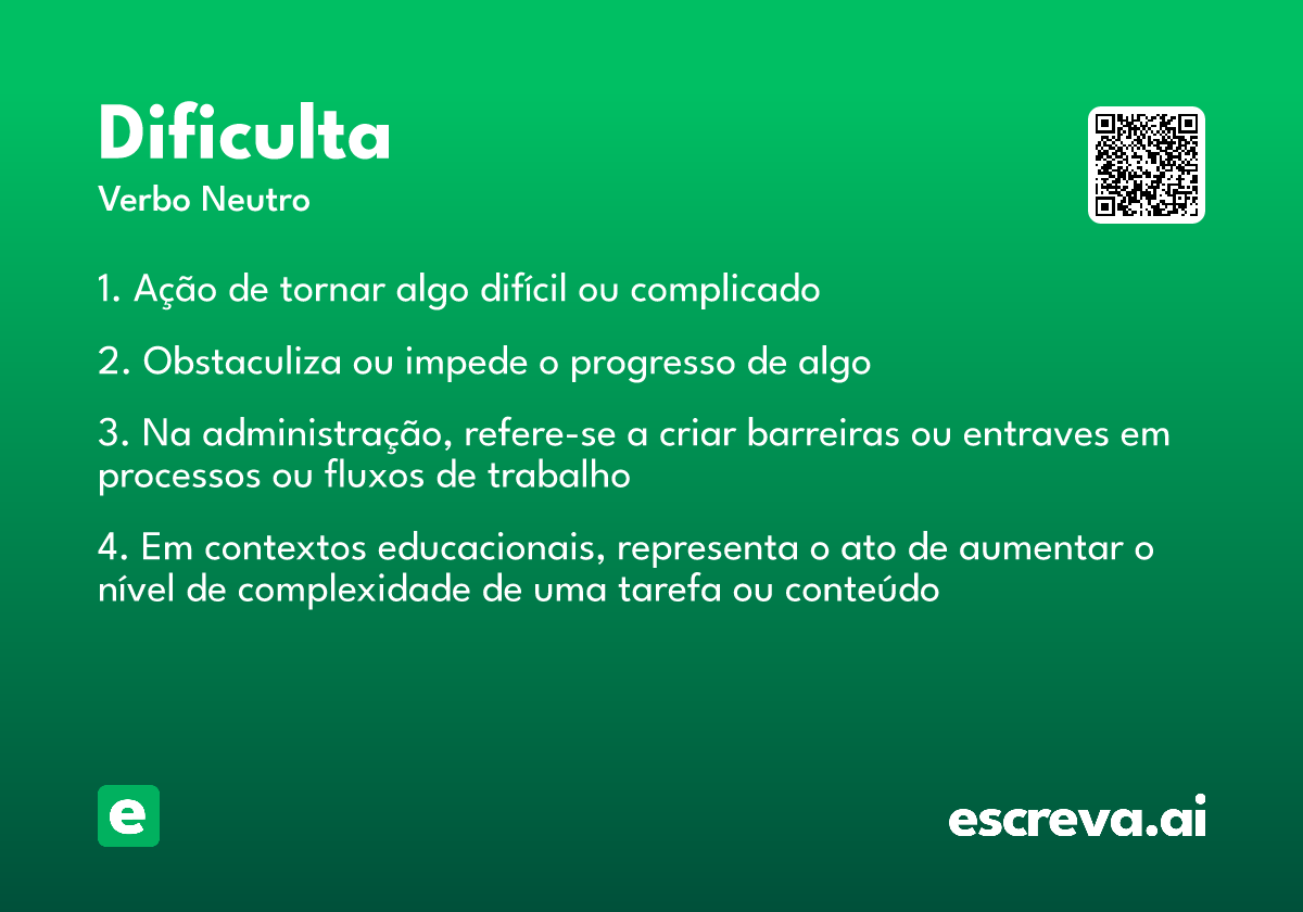 dificulta