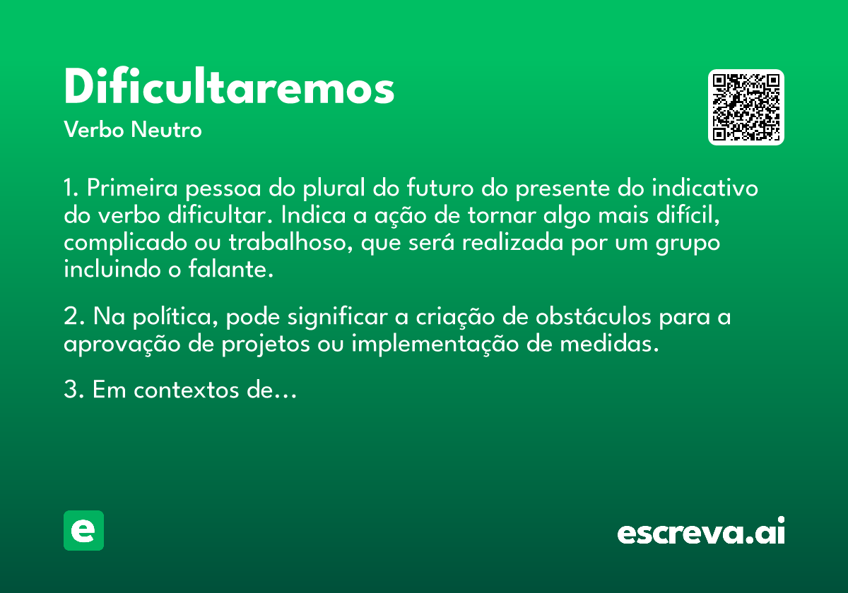 dificultaremos