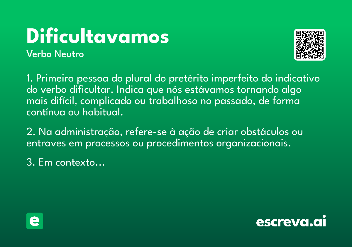 dificultavamos