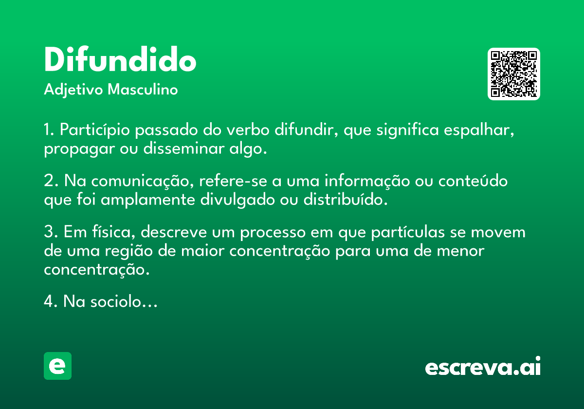 difundido