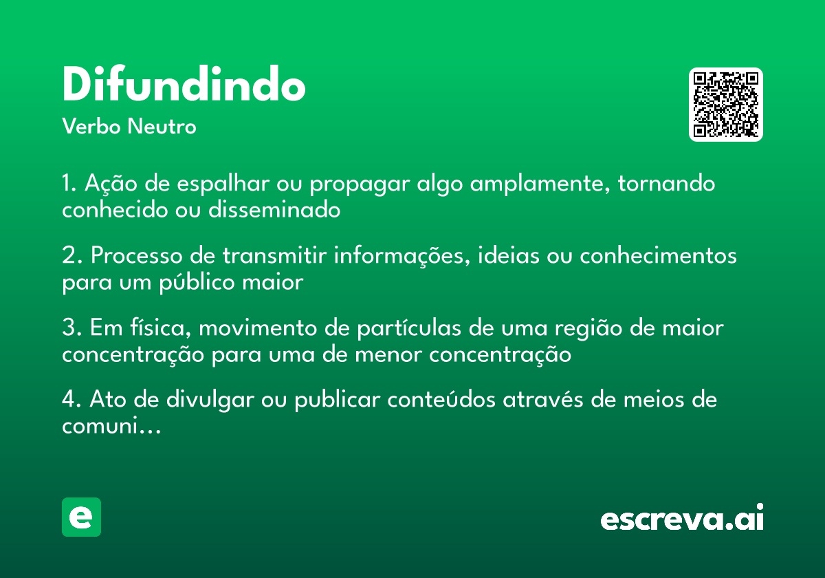 difundindo